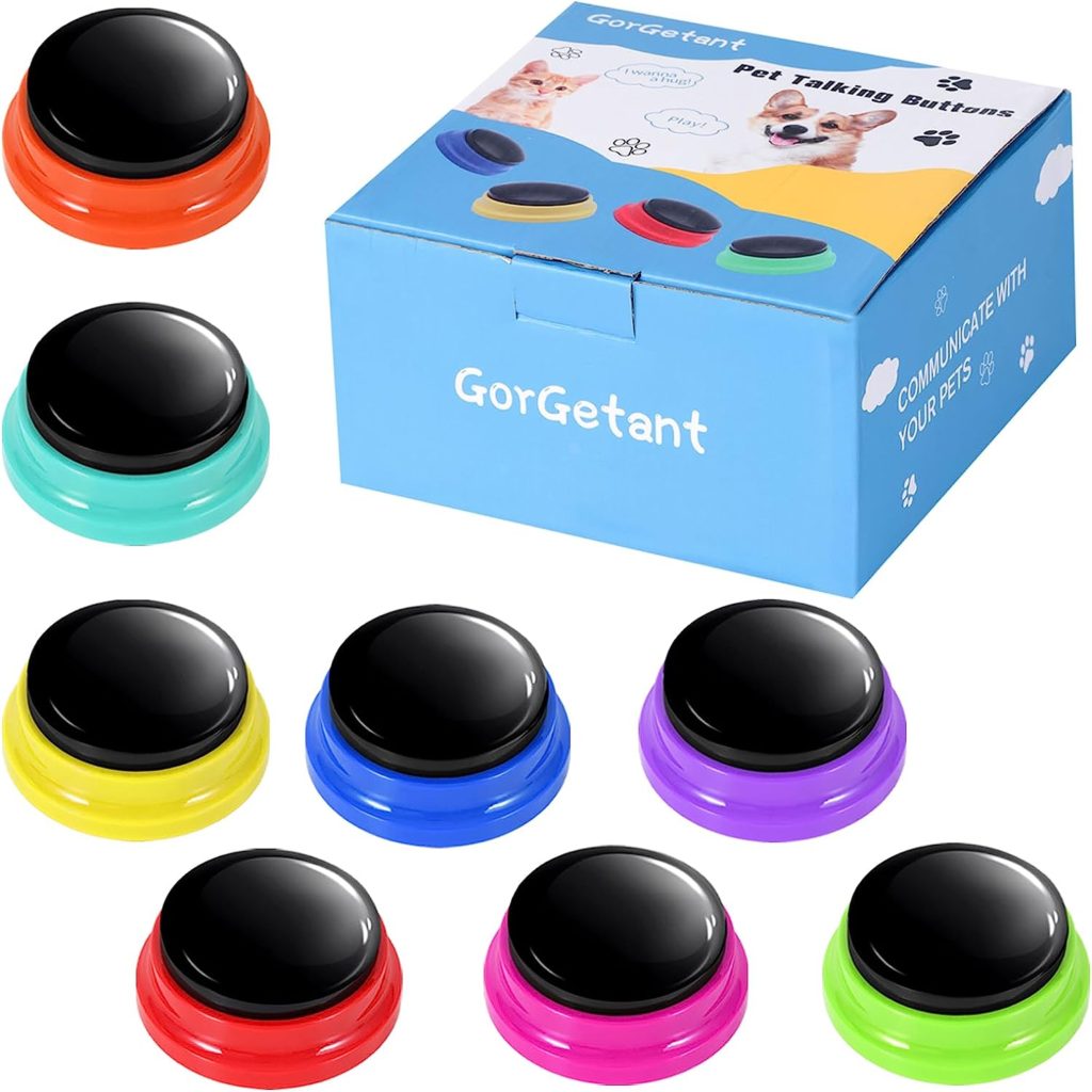 GorGetant Dog Buttons for Communication 8 PCS