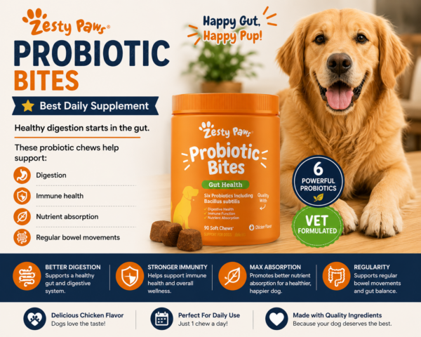 Zesty Paws Probiotic Bites
